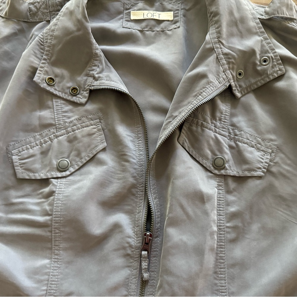 Loft Stone Gray Utility Jacket - image 4